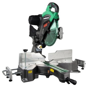 Metabo HPT C12RSH2SM Dual Compound Miter Saw, 12 in Dia Blade, 4000 rpm Speed, 45 deg Max Bevel Angle