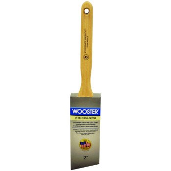 Wooster Z1222-2-1/2 Paint Brush, 2-1/2 in W, 3-3/16 in L Bristle, China Bristle