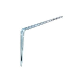 National Hardware 110BC N224-493 Shelf Bracket, 35 lb, 12 in L, 1-15/16 in H, Steel, Zinc