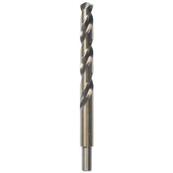 Irwin 3016030 Jobber Drill Bit, 15/32 in Dia, 2-7/8 in OAL, Spiral Flute, 1-Flute, 15/32 in Dia Shank, Reduced Shank