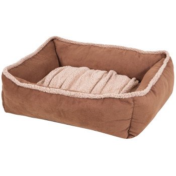 80385 BED PET 24X20 LOUNGE TAN