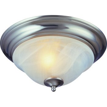 Boston Harbor BRT-ATE1012-SC3L Ceiling Light Fixture, 0.5 A, 120 V, 60 W, 2-Lamp, A19 or CFL Lamp, Metal Fixture