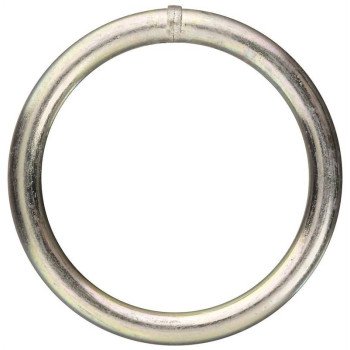 National Hardware 3155BC Series N223-156 Welded Ring, 300 lb Working Load, 2 in ID Dia Ring, #2 Chain, Steel, Zinc