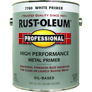 Rust-Oleum 242259 Primer, Flat, White, 1 gal Pail, Professional Type