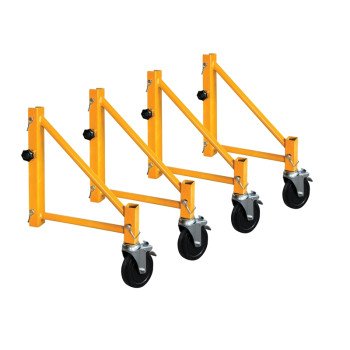 Metaltech Jobsite Series I-CISO4 Outrigger Set, Steel, Powder-Coated