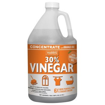 Harris ORG30-128 30% Cleaning Vinegar, 128 oz, Bottle, Liquid, Pungent, Vinegar, Clear