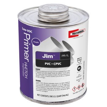 Rectorseal Jim PR-1L Series 55918 Primer, Liquid, Purple, 1 qt, Can