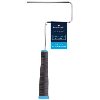 Benjamin Moore U73601-012 Paint Roller Frame, Soft Grip Handle, 1/EA