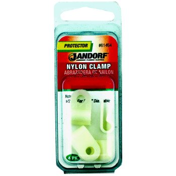 Jandorf 61464 Cable Clamp, Nylon, Natural