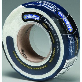 Adfors FibaTape FDW8662-U Standard Drywall Tape, 500 ft L, 1-7/8 in W, White