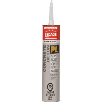 Lepage 1619518 Pl Concrete/Masonry Sealant, 295 mL