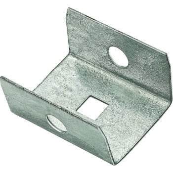 National Hardware N104-307 Box Rail End Cap, Steel, Galvanized