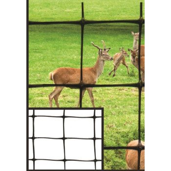 Tenax 60098409 Deer Fence, 330 ft L, 7-1/2 ft H, Black