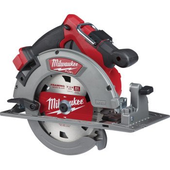 Milwaukee 2732-20 Circular Saw, Tool Only, 18 V, 7-1/4 in Dia Blade, 50 deg Bevel