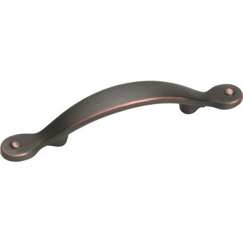 Amerock BP1590ORB Cabinet Pull, 1 in Projection, Zinc, Oil-Rubbed Bronze