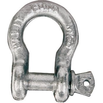 Koch 081253/MC647G Anchor Shackle, 1500 lb Working Load, Carbon Steel, Galvanized