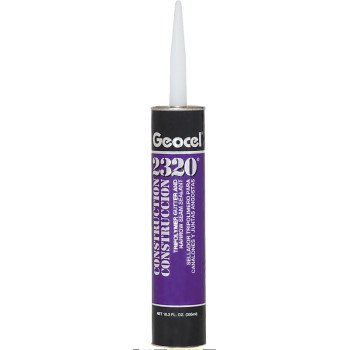 Geocel 2321 Series GC67100 Gutter and Narrow Seam Sealant, Clear, Liquid, 10.3 oz Cartridge