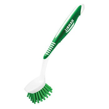 Libman 45 Kitchen Brush, 7/8 in L Trim, 2 in W Brush, Polymer Bristle, 10.13 in L, Santoprene Handle