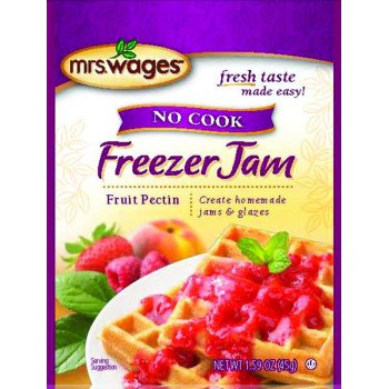 Mrs. Wages W599-H3425 Freezer Jam Fruit Pectin, 1.59 oz Pouch