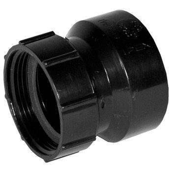 IPEX 027983 Swivel Nut, 1-1/2 in, Hub, ABS, Black