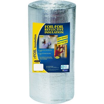 TVM W757 Construction Insulation, 50 ft L, 48 in W, Polyethylene