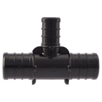 SharkBite UP412A5 Reducing Pipe Tee, 1/2 x 3/4 in, Plastic, 160 psi Pressure