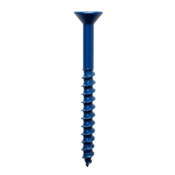 Simpson Strong-Tie Titen Turbo TNT25234TFC25 Screw Anchor, 1/4 in Dia, 2-3/4 in L, Carbon Steel, Zinc Plated