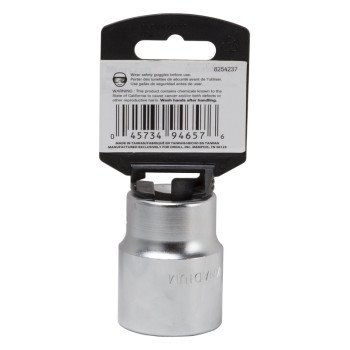 Vulcan MT-SS6038 Drive Socket, 1-3/16 in Socket, 3/4 in Drive, 12-Point, Chrome Vanadium Steel, Chrome