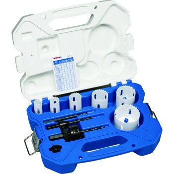 Lenox 30860C600P Hole Saw Kit, 9-Piece, Bi-Metal