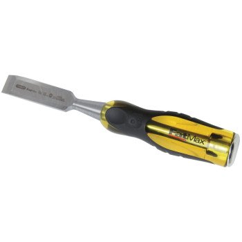 STANLEY 16-978 Chisel, 1 in Tip, 9 in OAL, Chrome Carbon Alloy Steel Blade, Ergonomic Handle