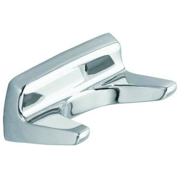 Moen Contemporary Series 2030 Robe Hook, 2-Hook, Zinc, Polished Chrome, Screw Mounting