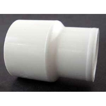 Xirtec 140 435759 Reducing Pipe Coupling, 3/4 x 1/2 in, Socket, White, SCH 40 Schedule