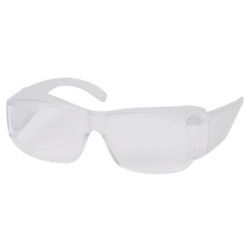 Safety Works 10110423 Over-the-Glass Safety Glasses, Anti-Scratch Lens, Polycarbonate Lens, Closely Wrapped Frame