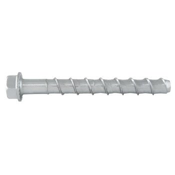 DEWALT Screw-Bolt+ PFM1411640 Screw Anchor, 5/8 in Dia, 6 in L, Carbon Steel, Zinc