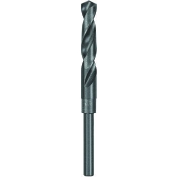 DEWALT DW1620 Drill Bit, 9/16 in Dia, 6 in OAL, Parabolic Flute, 2-Flute, 3/8 in Dia Shank, Reduced Shank