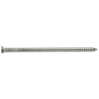 ProFIT 0241155 Siding Nail, 8D, 2-1/2 in L, 304 Stainless Steel, Checkered Brad Head, Ring Shank, 5 lb