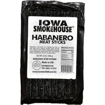 Iowa Smokehouse is-16msh Meat Stick, Habanero, 16 oz