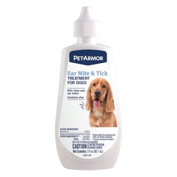 PetArmor SG02588 Ear Mite and Tick Treatment, 3 oz