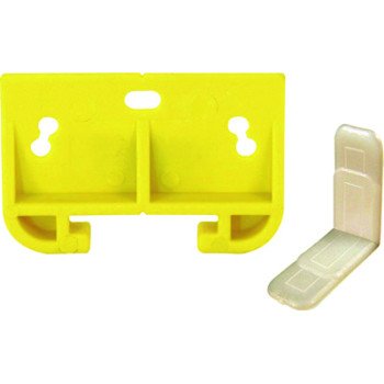 Prime-Line R 7154 Drawer Track Guide Kit, Plastic, Yellow