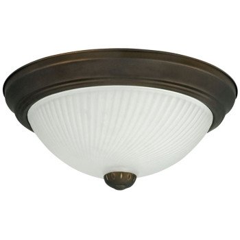 Canarm IFM21113 Ceiling Light Fixture, 2-Lamp, Oil-Rubbed Bronze Fixture