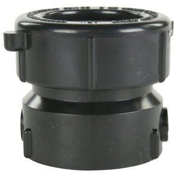 IPEX 027984 Pipe Adapter, 1-1/2 in, FPT x MPT, ABS, Black