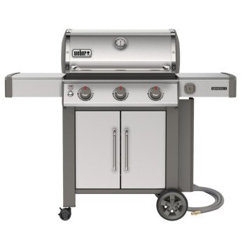 Weber Genesis II S-315 66005001 Gas Grill, 39,000 Btu/hr, Natural Gas, 3-Burner