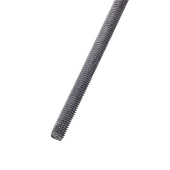 National Hardware N825-008 Threaded Rod, 1/2 in Dia, 72 in L, A Grade, Steel, Galvanized, UNC Thread