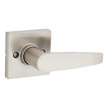 Weiser Safe Lock Winston 9SL70000-065 Dummy Door Handle, Lever Handle, Traditional Design, Satin Nickel