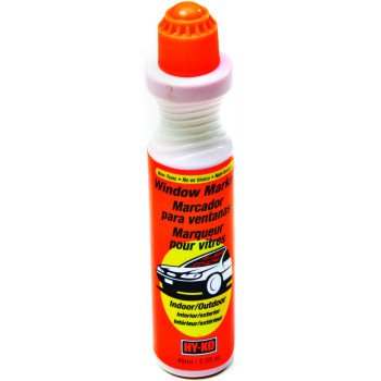 Hy-Ko 40615 Window Marker, Non-Toxic, Rain-Resistant, Orange