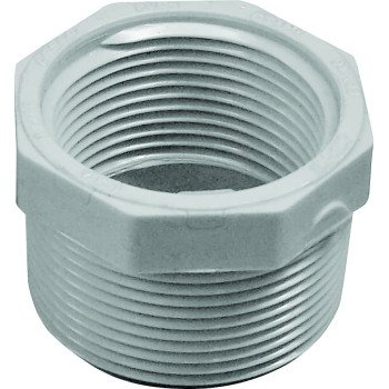 IPEX 435709 Reducing Bushing, 1-1/2 x 1-1/4 in, MPT x FPT, White, SCH 40 Schedule, 150 psi Pressure