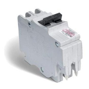 Square D Stab-lok NC0250CP Circuit Breaker, Mini, Type NC, 50 A, 2 -Pole, 120/240 V, Plug Mounting, White