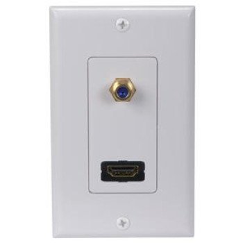 Voxx CDH202F Wallplate, 1-Gang