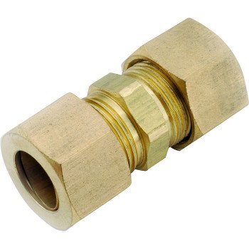 Anderson Metals 750062-05 Pipe Union, 5/16 in, Compression, Brass, 300 psi Pressure