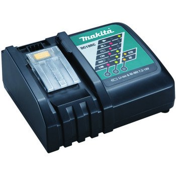 Makita DC18RC Battery Charger, 7.2 to 18 V Input, 1.5 to 5 Ah, 45 min Charge, Battery Included: No